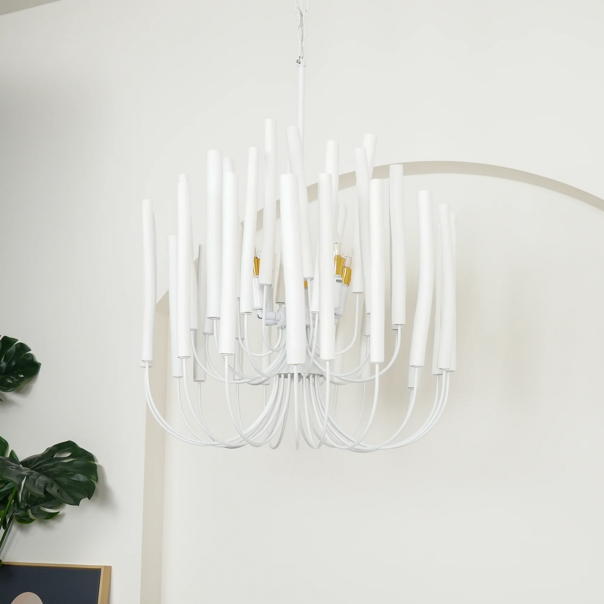 LED Twiggy Chandelier Light Fixture - Modern Branch Design for Dining Room & Living Room Decor