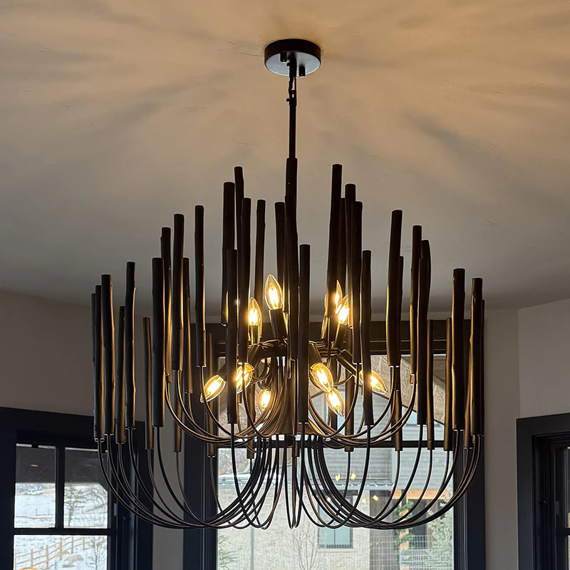LED Twiggy Chandelier Light Fixture - Modern Branch Design for Dining Room & Living Room Decor