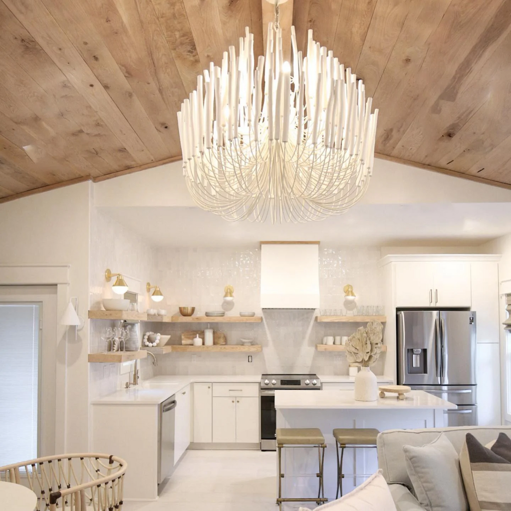 LED Twiggy Chandelier Light Fixture - Modern Branch Design for Dining Room & Living Room Decor