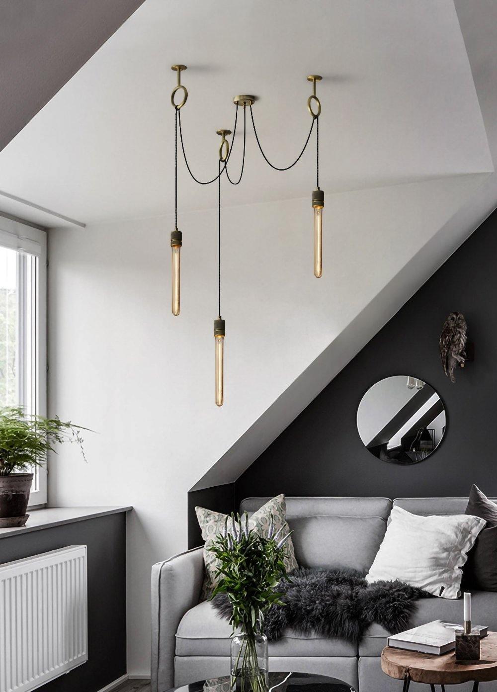 Industrial Spider Chandelier | Customizable Metal Pendant Light with 3-5-8 Heads for Indoor Use