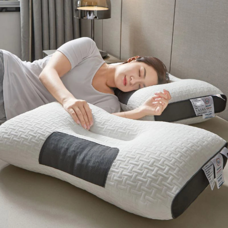 HealComfort Therapeutic Pillow: Cervical Support for Neck and Shoulder Relief Ergonomic Pillows for Deep Healing