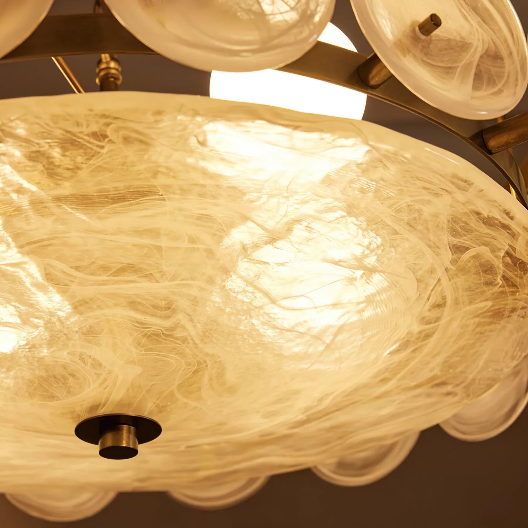 LED Chandelier Light Fixture - Modern Crystal Design for Living Room & Dining Room Decor