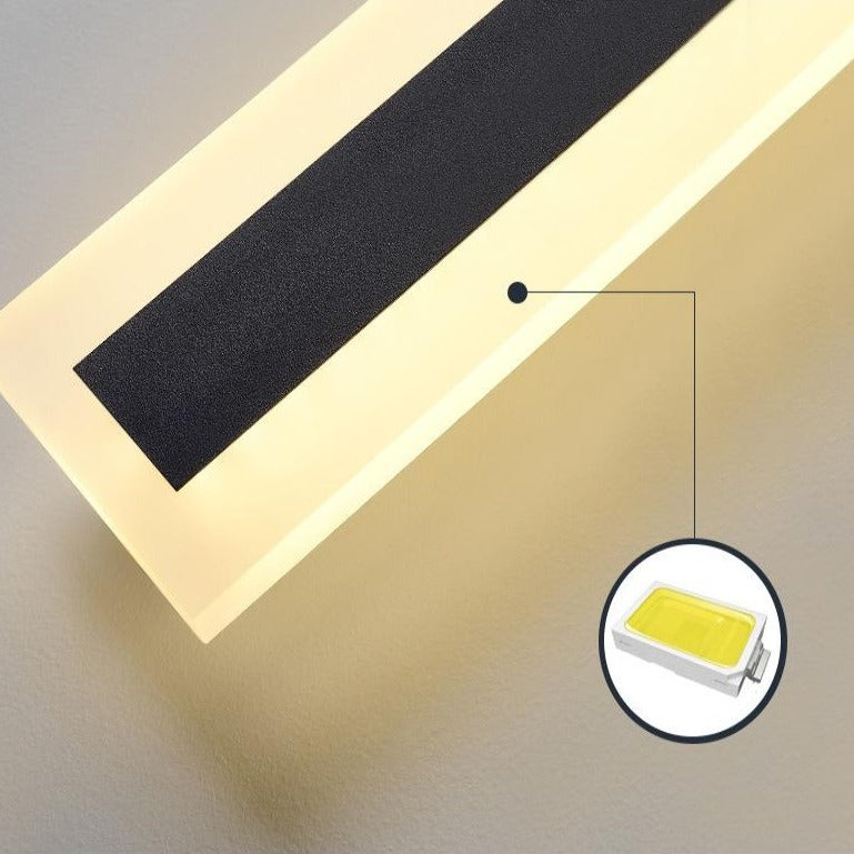 Linear Minimalist Wall Lamp for Modern Outdoors - Vertical Exterior Sconces & Lighting