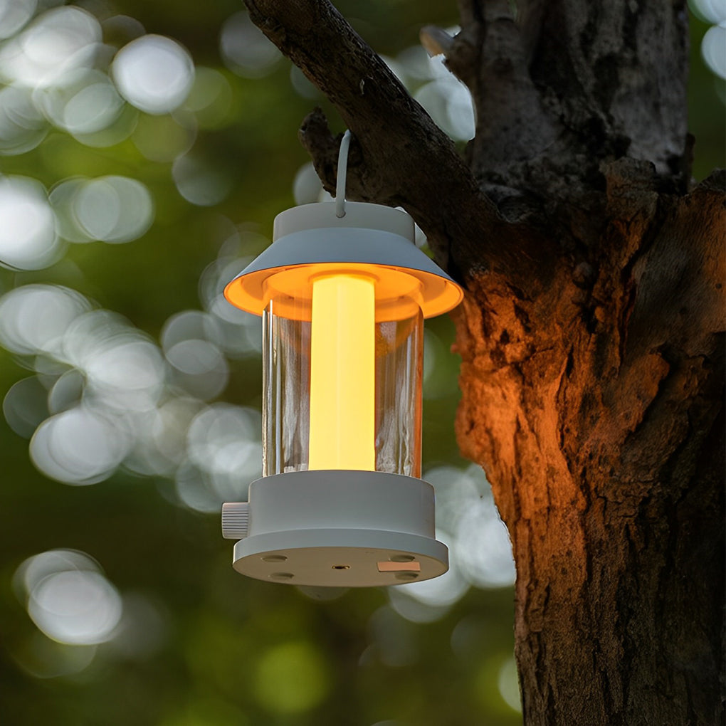 Portable Waterproof Dimmable LED Lantern - USB Rechargeable Outdoor Light for Camping & Emergency Use