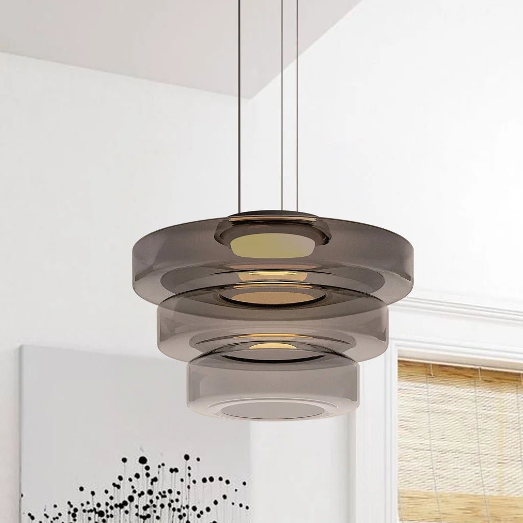 Nordic Postmodern Glass Pendant Light Fixture - Modern Hanging Lamp for Dining Room & Kitchen Lighting