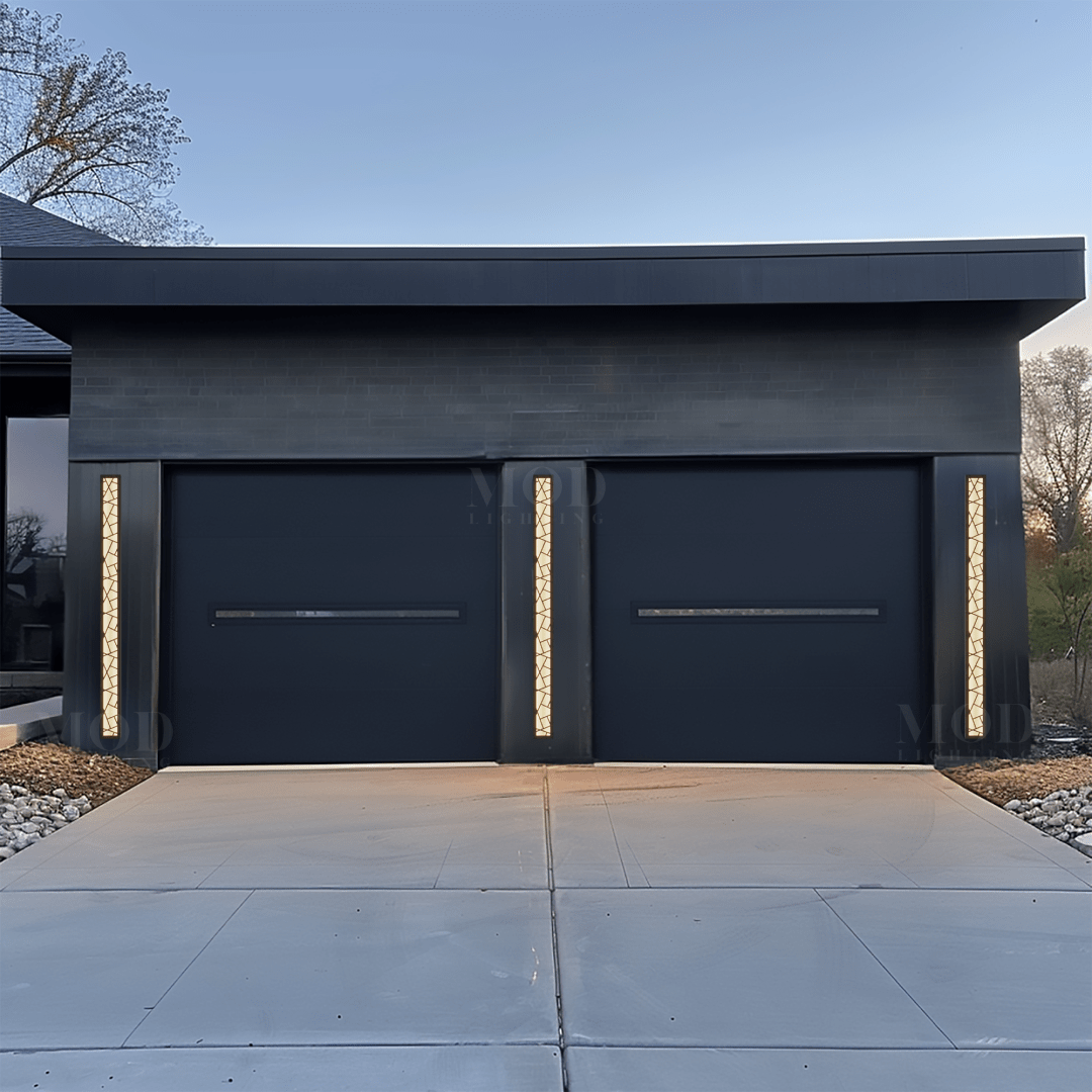 Outdoor LED Light Fixture | Sleek Modern Design, Warm White Glow & Multiple Sizes for Garden, Entryway or Yard