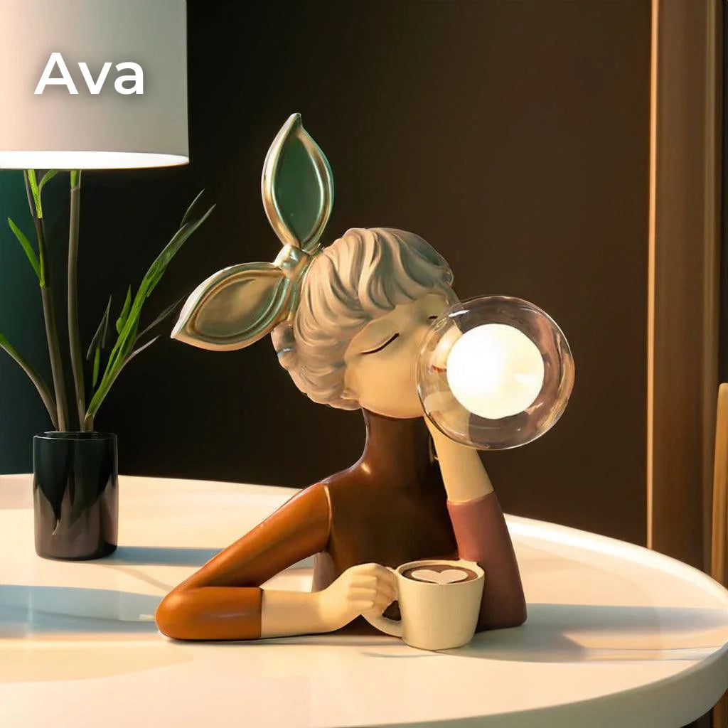 LED Bubble Lamp Collection for Girls - Colorful Night Lights & Decorative Lighting for Kids' Rooms & Playrooms