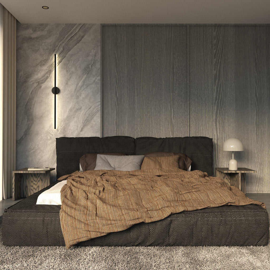 LED Round Wall Sconce Light Fixture - Modern Design for Living Room, Hallway & Bedroom Lighting