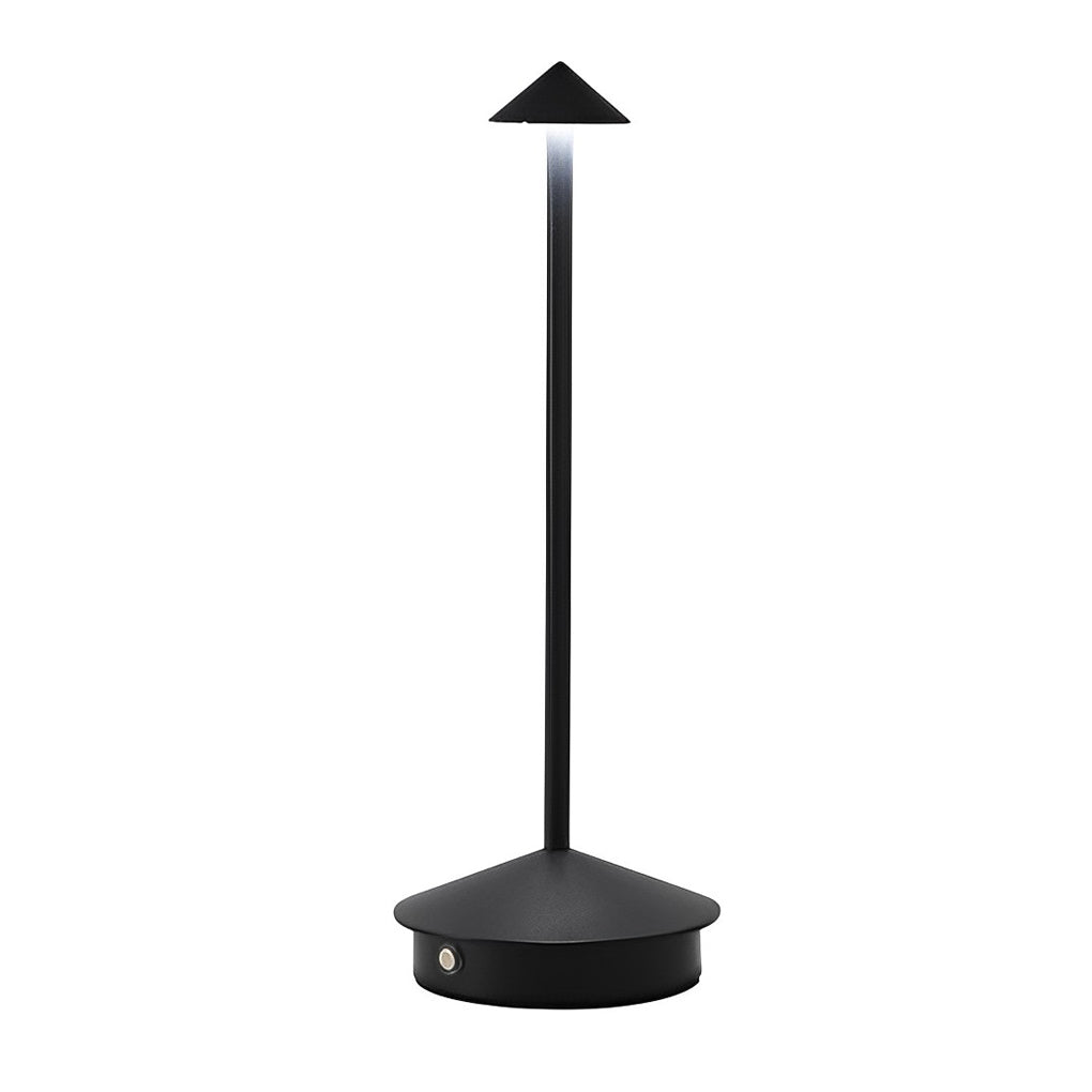11.41 Inch Cordless Mushroom Table Lamp - Cute Pina Design for Bedroom & Living Room Lighting