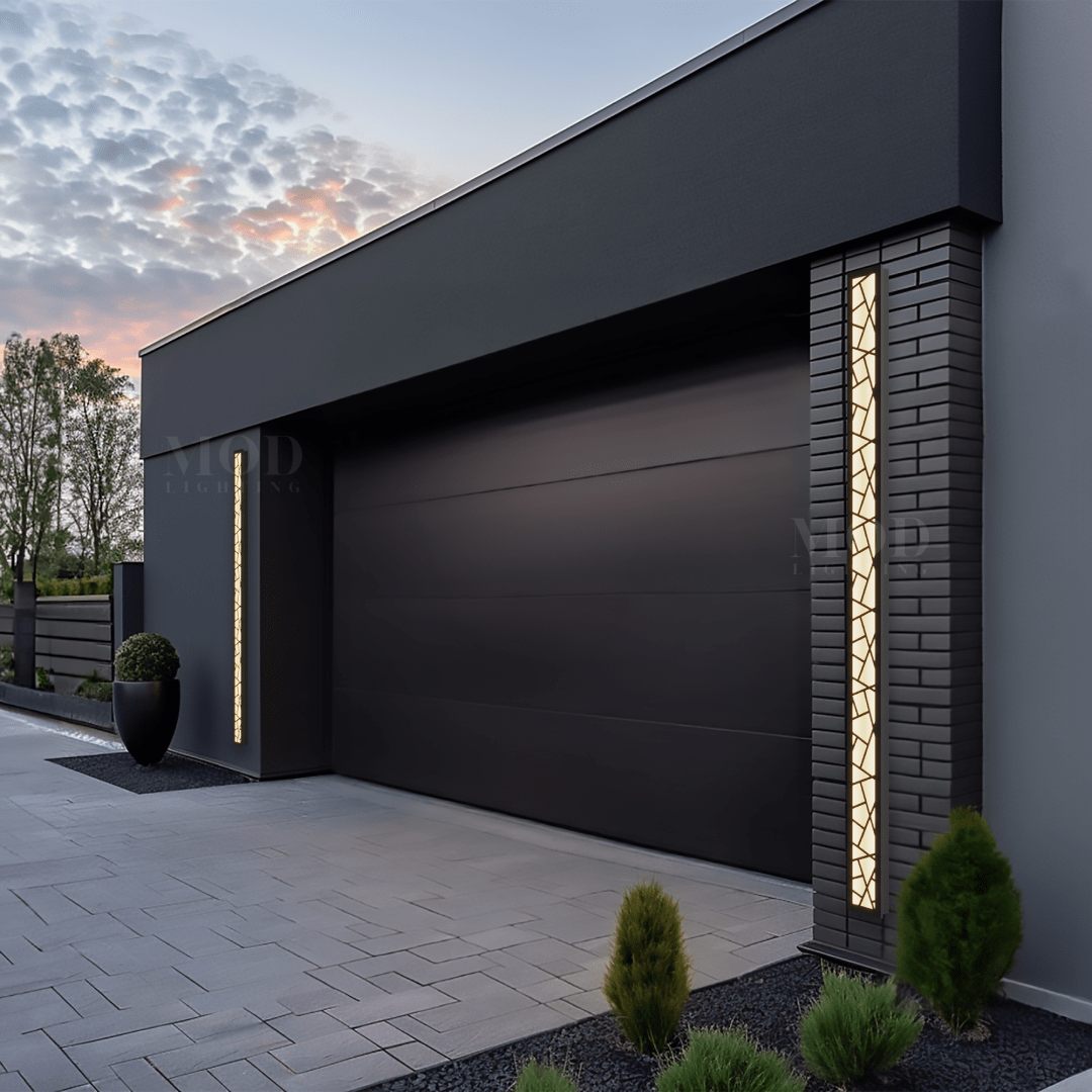 Outdoor LED Light Fixture | Sleek Modern Design, Warm White Glow & Multiple Sizes for Garden, Entryway or Yard