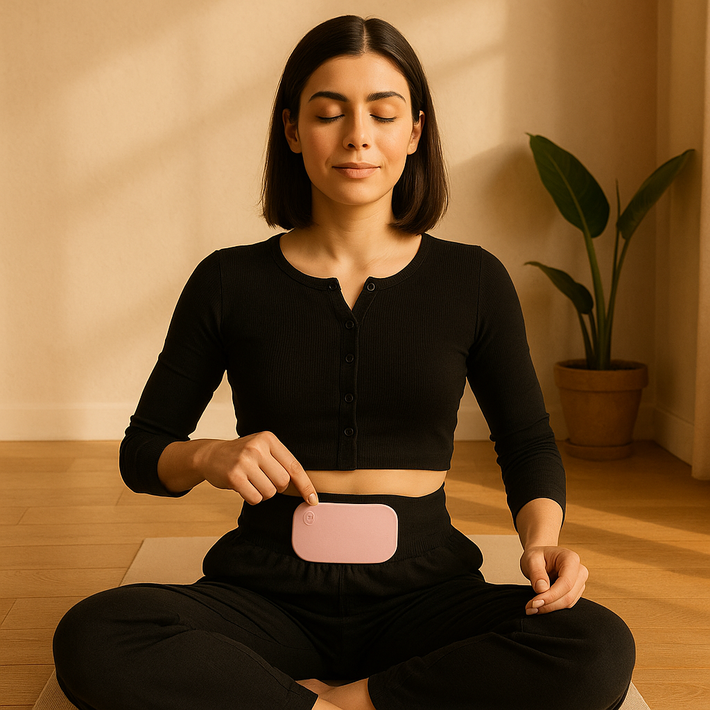 Menstrual Relief Heating Pad | Massager with heat Soothing Pain Relief - Portable & Comfortable Design