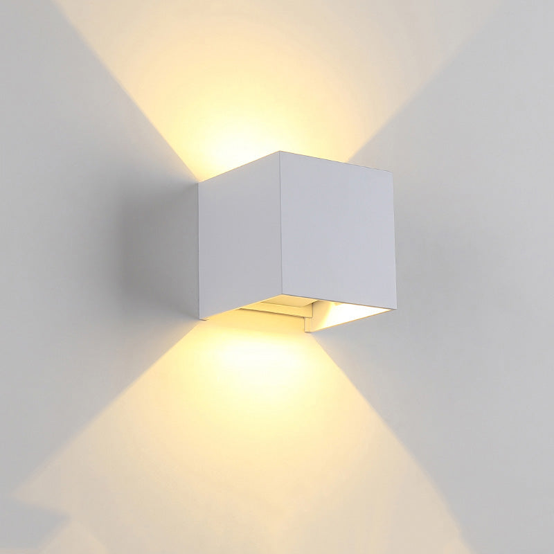 LED Outdoor Up Down Wall Light Fixture - Waterproof Sconce for Patio, Garden & Entryway Lighting