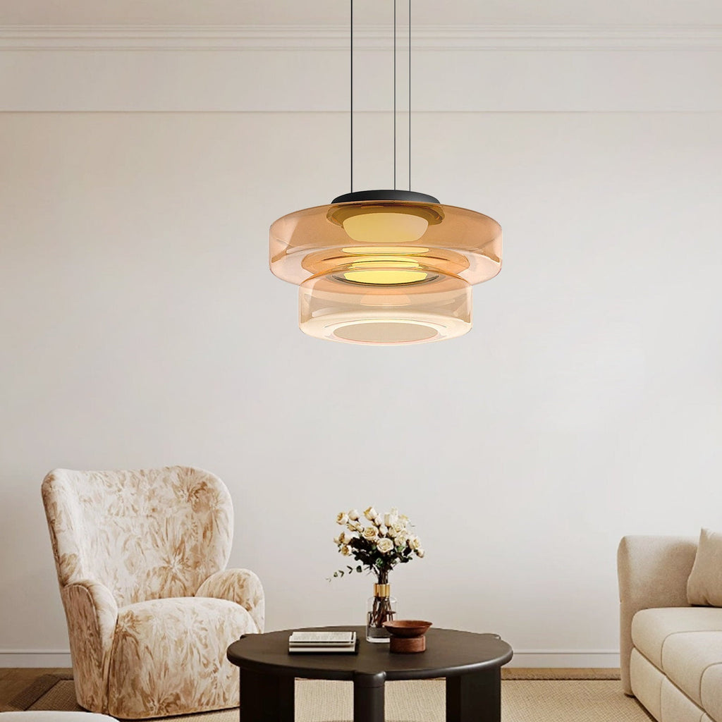 Nordic Postmodern Glass Pendant Light Fixture - Modern Hanging Lamp for Dining Room & Kitchen Lighting
