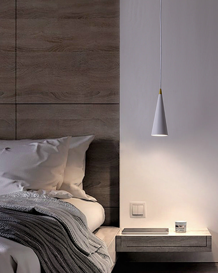 Cone Counterweight Pulley Swag Pendant Lamp - Adjustable Lighting Fixture for Home Decor & Dining Areas