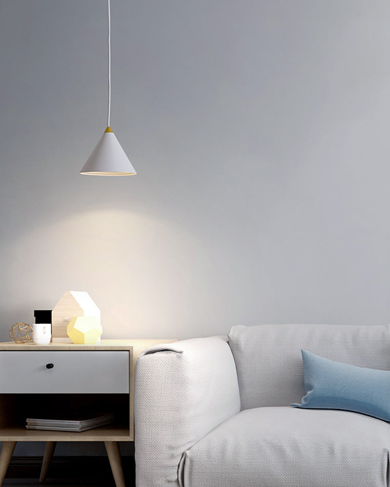 Cone Counterweight Pulley Swag Pendant Lamp - Adjustable Lighting Fixture for Home Decor & Dining Areas