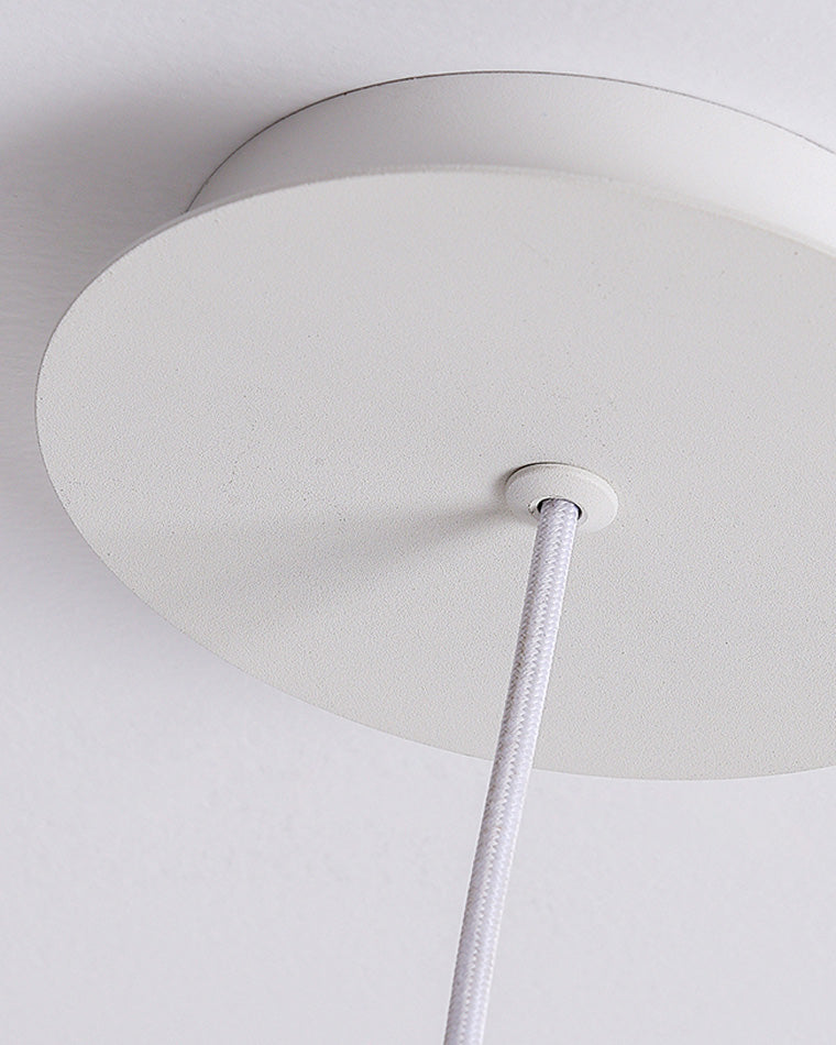 Cone Counterweight Pulley Swag Pendant Lamp - Adjustable Lighting Fixture for Home Decor & Dining Areas