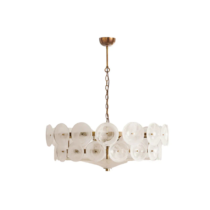 LED Chandelier Light Fixture - Modern Crystal Design for Living Room & Dining Room Decor