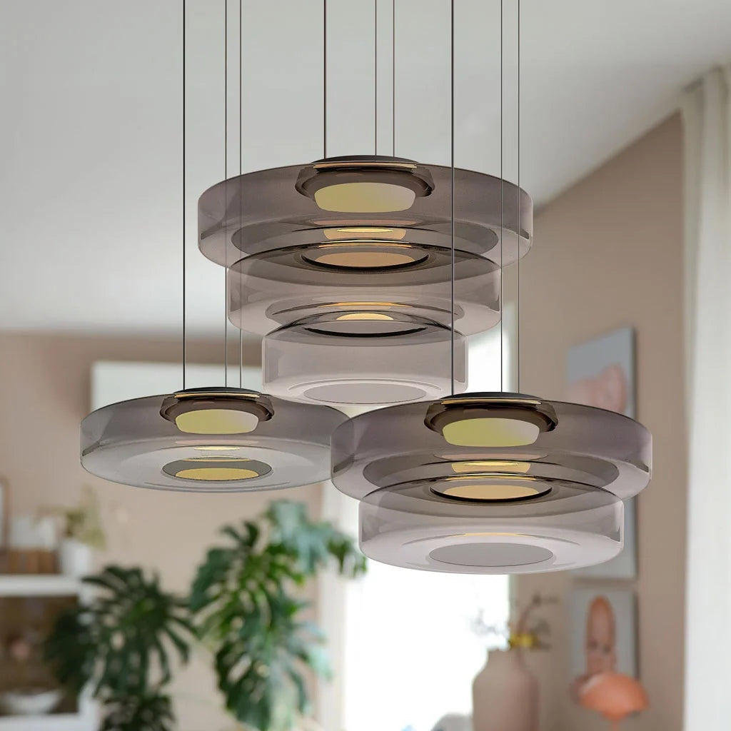 Nordic Postmodern Glass Pendant Light Fixture - Modern Hanging Lamp for Dining Room & Kitchen Lighting