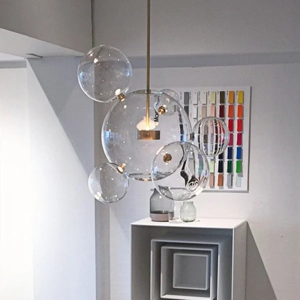 LED Chandelier Light Fixture - Modern Crystal Design for Dining Room & Living Room Decor