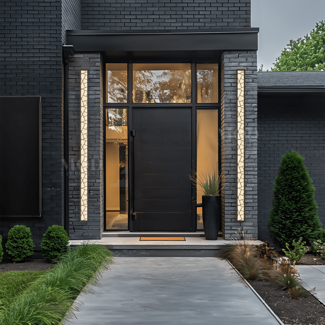 Outdoor LED Light Fixture | Sleek Modern Design, Warm White Glow & Multiple Sizes for Garden, Entryway or Yard