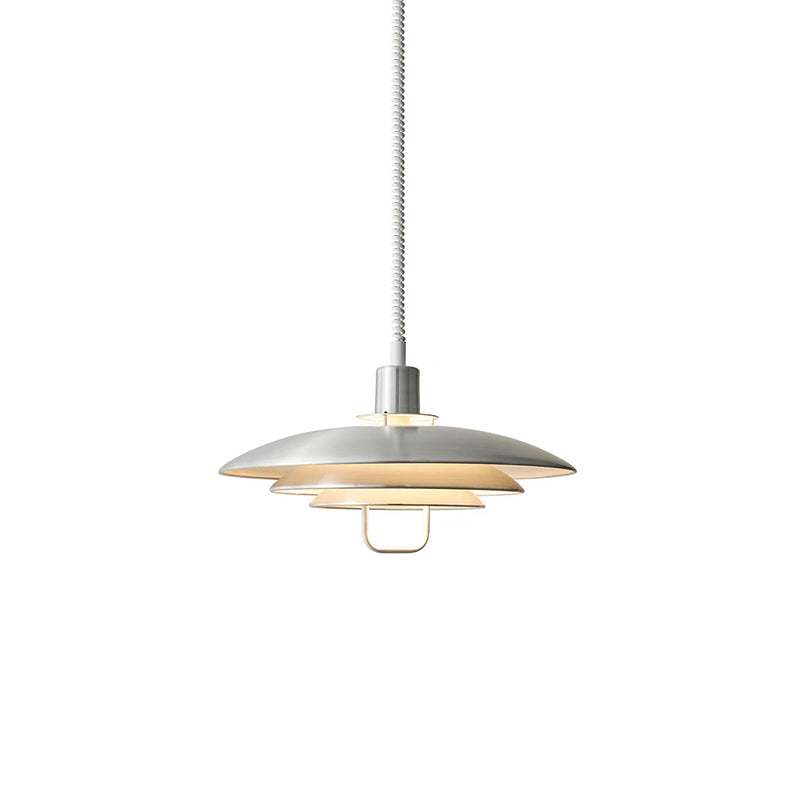 Danish Rise and Fall Pendant Light - Adjustable Height Fixture for Dining Room & Kitchen Lighting