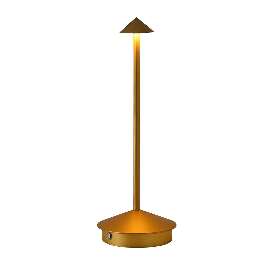 11.41 Inch Cordless Mushroom Table Lamp - Cute Pina Design for Bedroom & Living Room Lighting