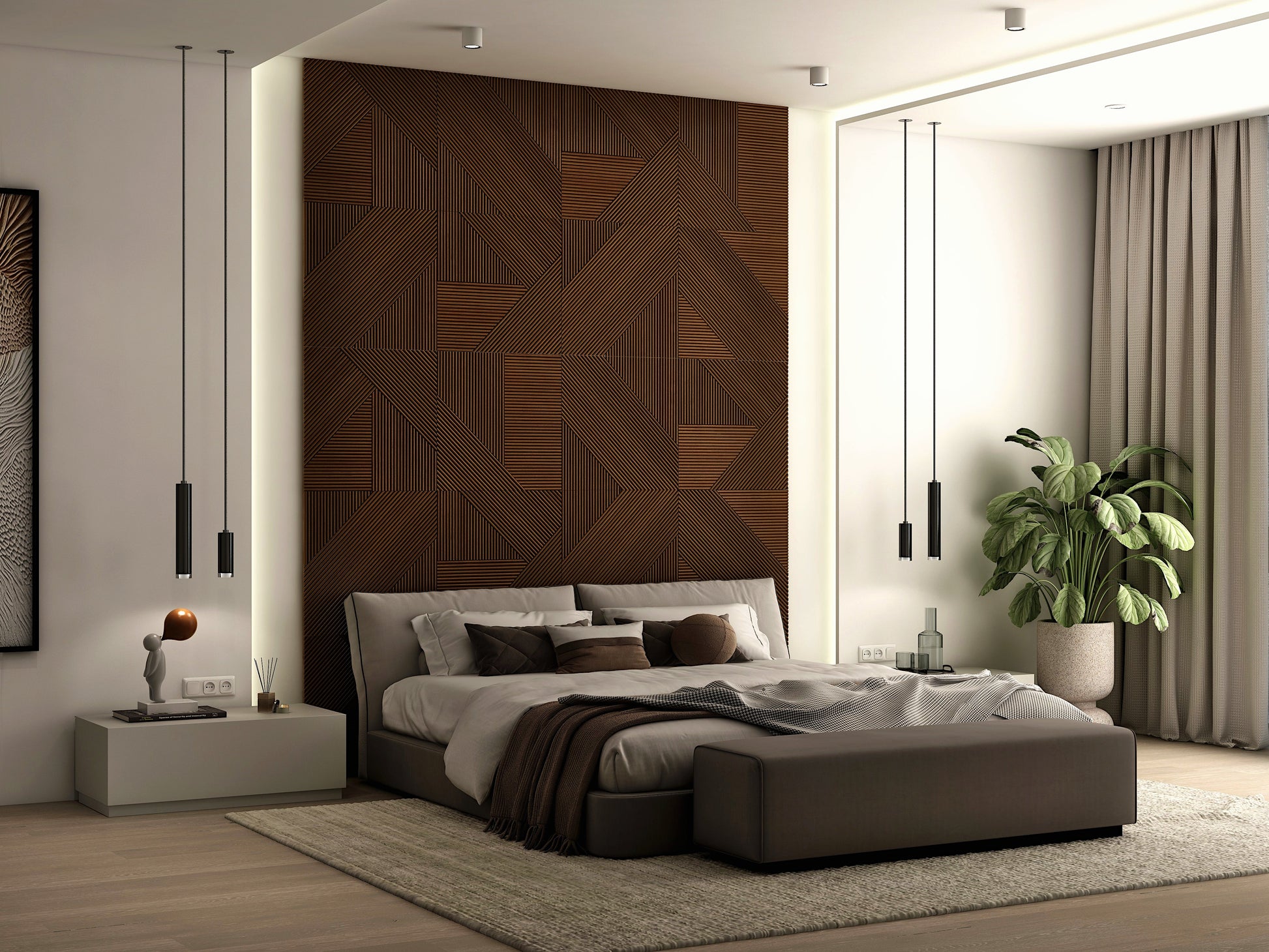 Solid Wood Panel - Modern Design for Furniture Making & Home Decor Projects