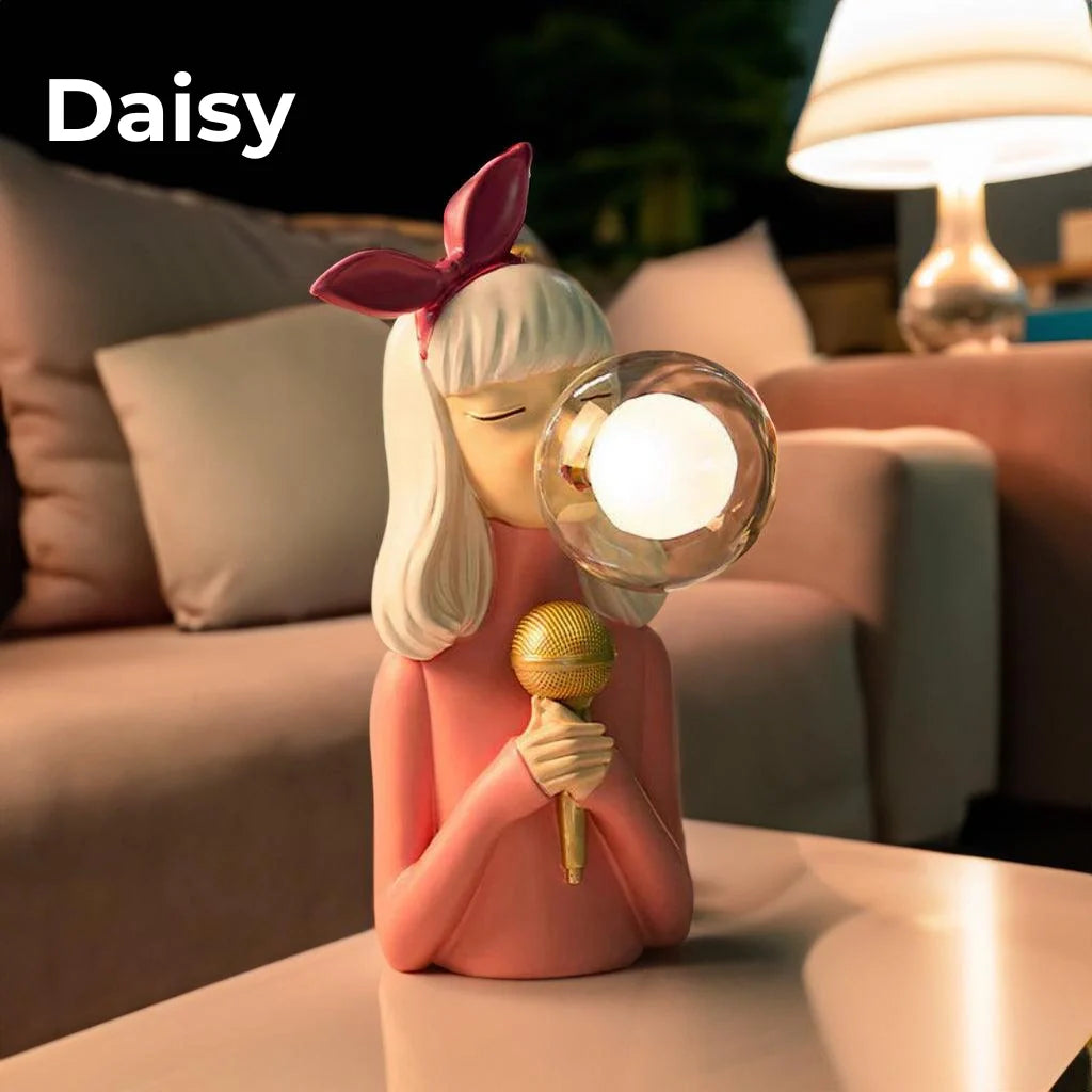 LED Bubble Lamp Collection for Girls - Colorful Night Lights & Decorative Lighting for Kids' Rooms & Playrooms