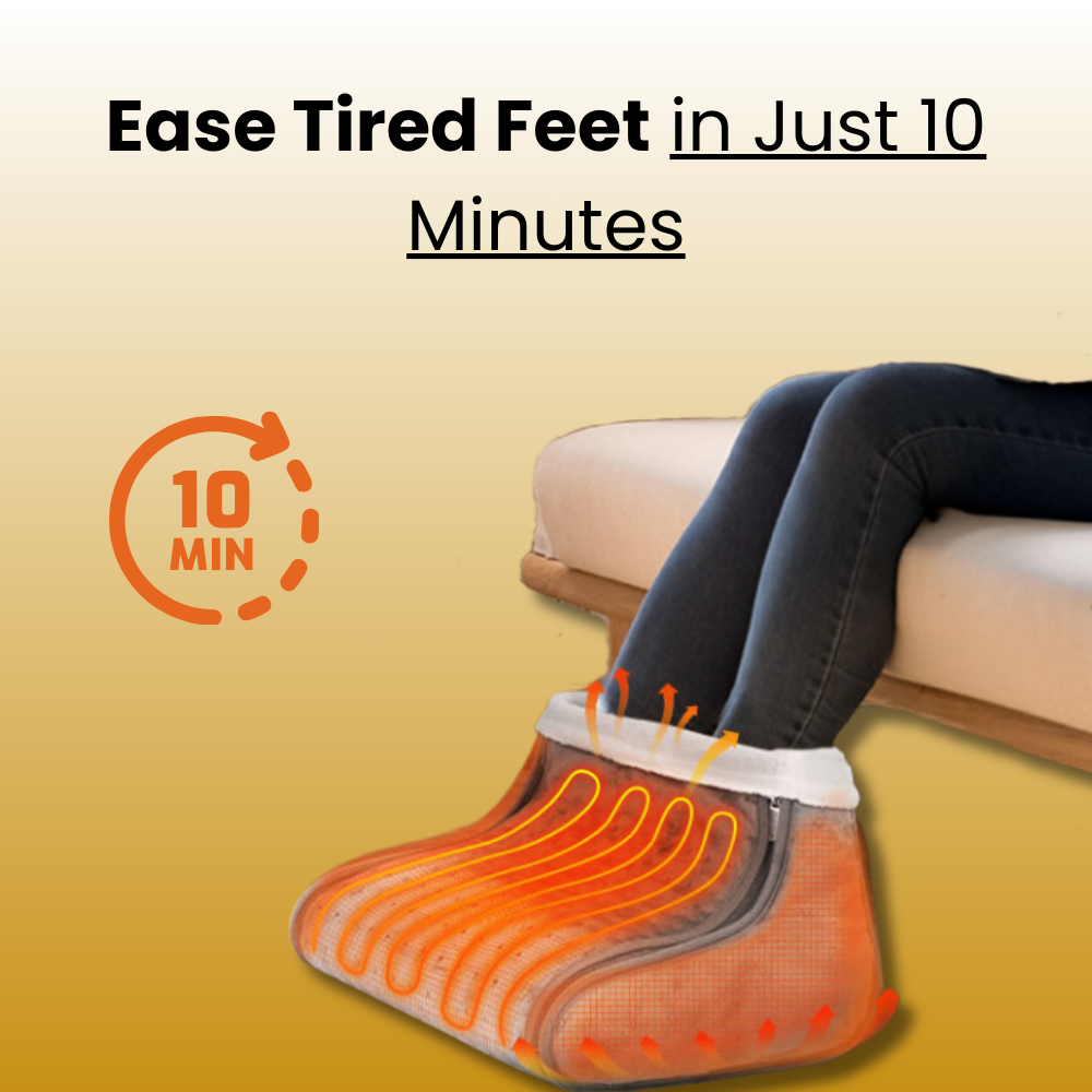 Electric Foot Warmer Heater - 5 Heating Modes with Constant Temperature
