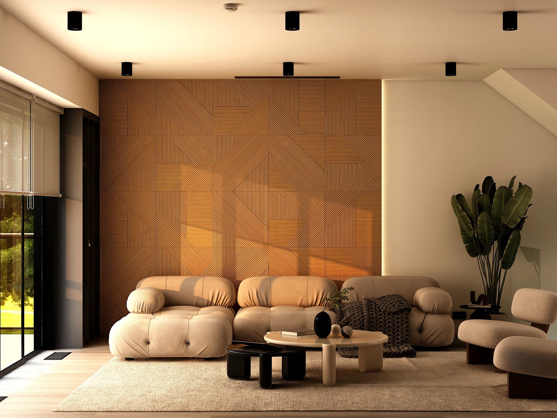 Solid Wood Panel - Modern Design for Furniture Making & Home Decor Projects
