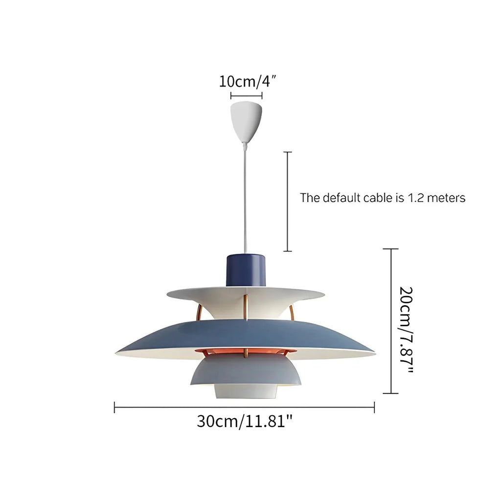 Modern Nordic Multi-Layer Hanging Pendant Lamp for Dining Room & Living Room Lighting