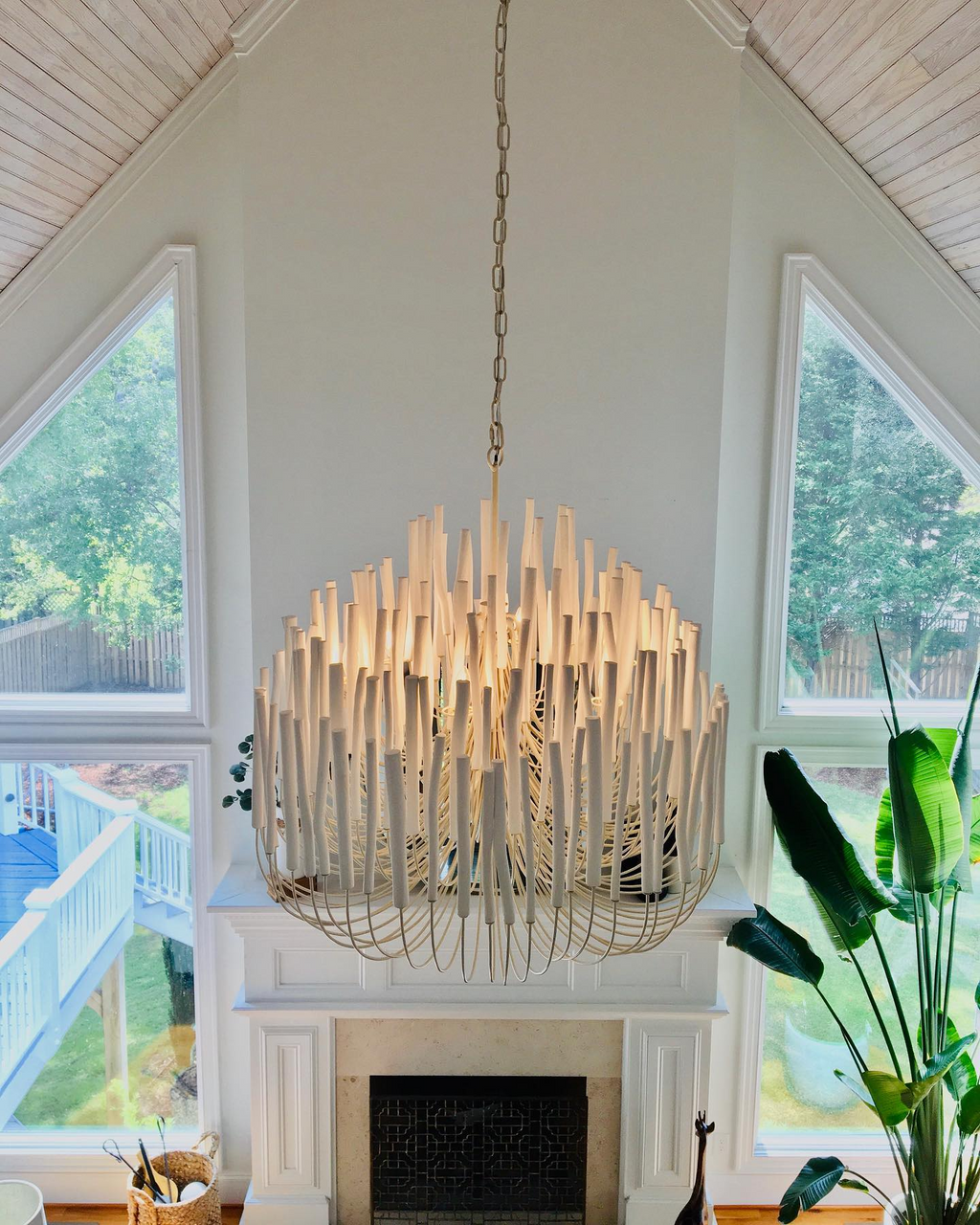 LED Twiggy Chandelier Light Fixture - Modern Branch Design for Dining Room & Living Room Decor