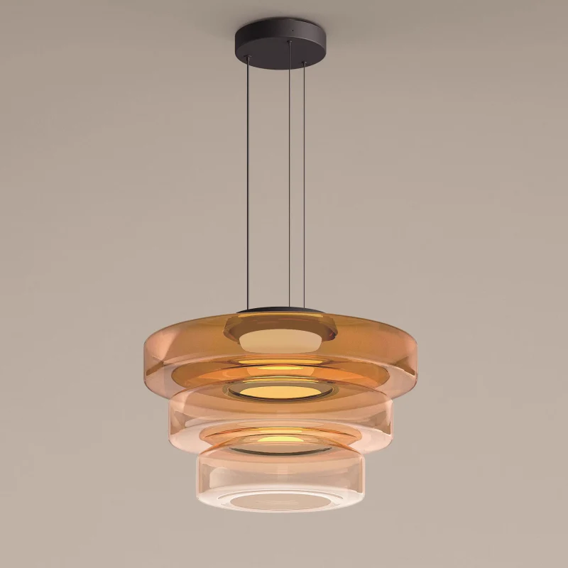 Nordic Postmodern Glass Pendant Light Fixture - Modern Hanging Lamp for Dining Room & Kitchen Lighting
