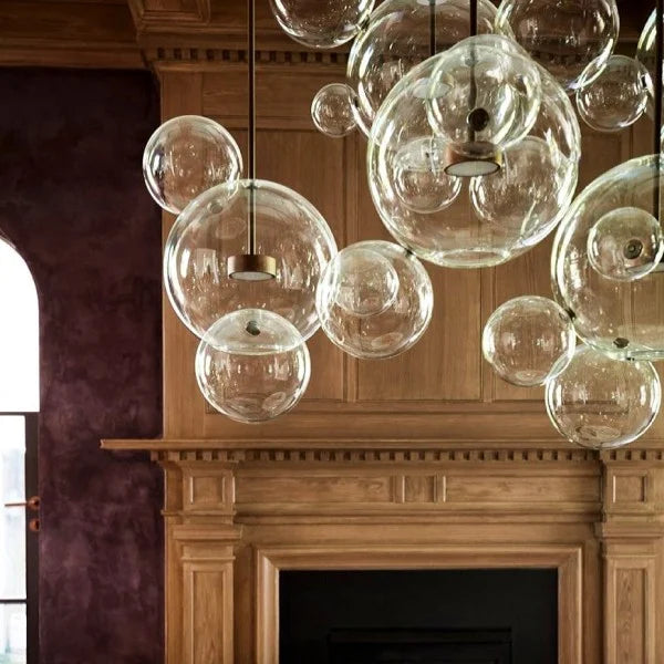 LED Chandelier Light Fixture - Modern Crystal Design for Dining Room & Living Room Decor