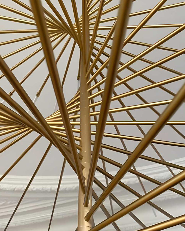 LED Spiral Chandelier - Modern Fireworks Design - Ideal for Living Room & Dining Room Lighting