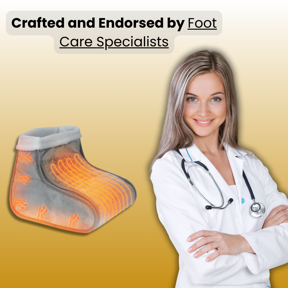 Electric Foot Warmer Heater - 5 Heating Modes with Constant Temperature