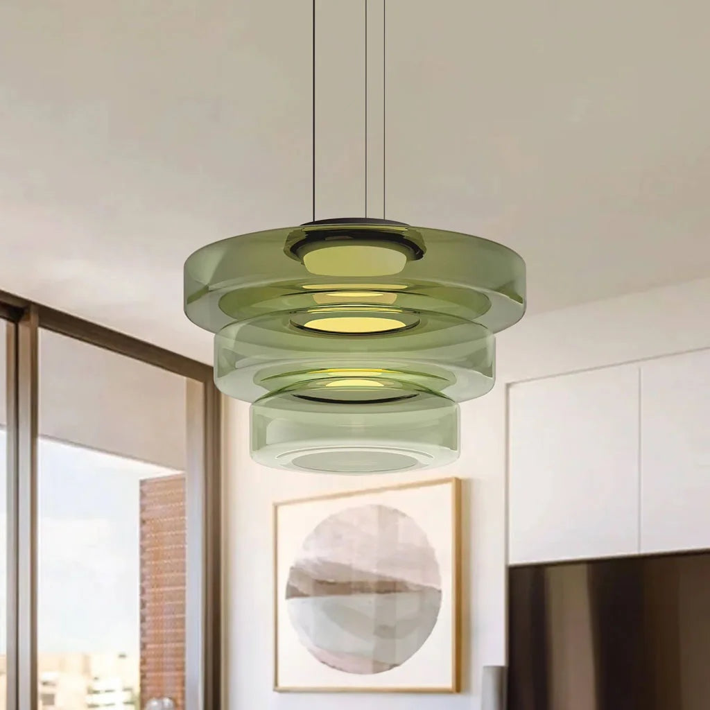 Nordic Postmodern Glass Pendant Light Fixture - Modern Hanging Lamp for Dining Room & Kitchen Lighting