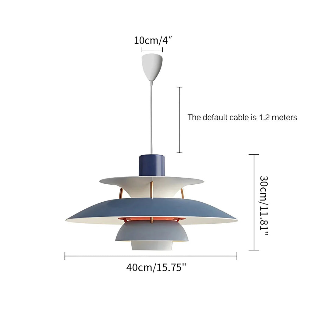 Modern Nordic Multi-Layer Hanging Pendant Lamp for Dining Room & Living Room Lighting