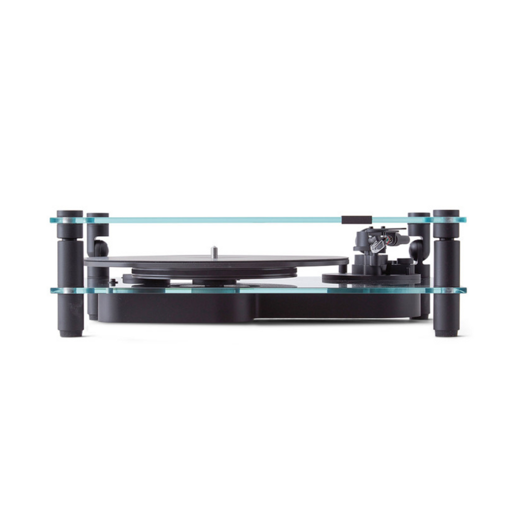 Transparent Acrylic Turntable for Vinyl Records & DJ Use - Lightweight, Durable Design