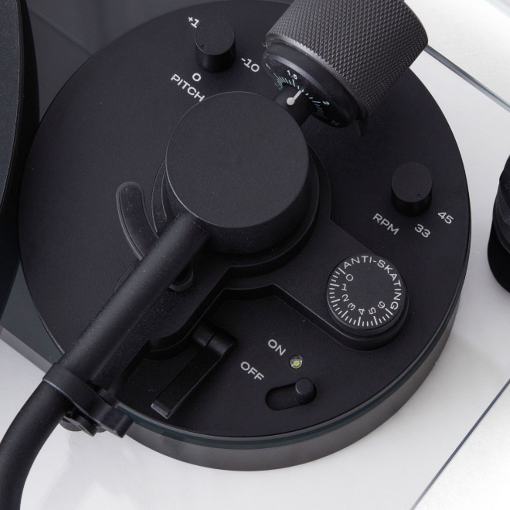 Transparent Acrylic Turntable for Vinyl Records & DJ Use - Lightweight, Durable Design