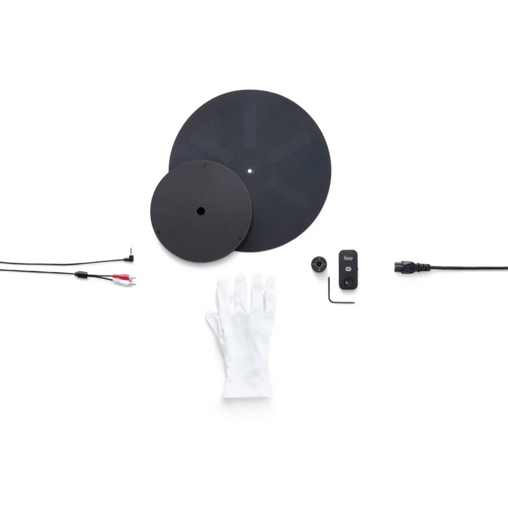 Transparent Acrylic Turntable for Vinyl Records & DJ Use - Lightweight, Durable Design