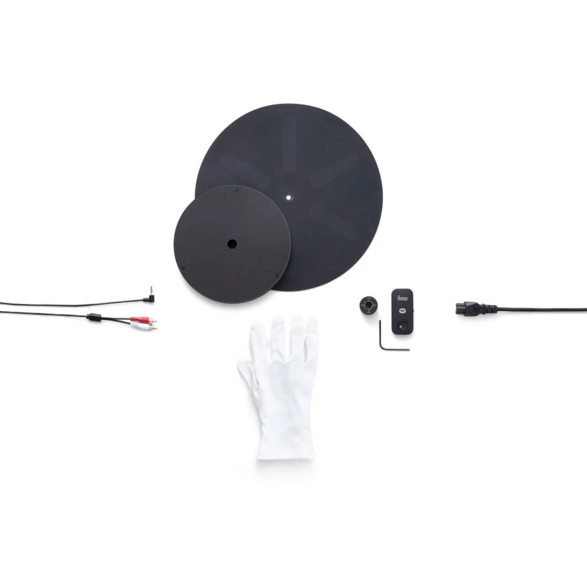 Transparent Acrylic Turntable for Vinyl Records & DJ Use - Lightweight, Durable Design