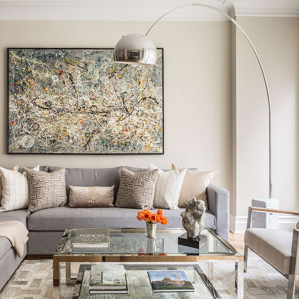 LED Arco Floor Lamp - Modern Adjustable Design with Marble Base for Living Room & Office Lighting