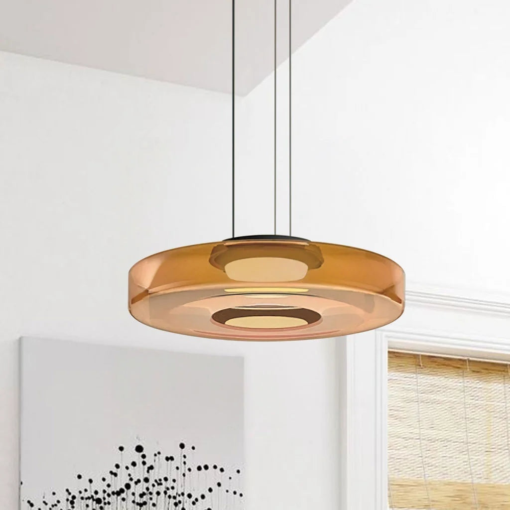 Nordic Postmodern Glass Pendant Light Fixture - Modern Hanging Lamp for Dining Room & Kitchen Lighting