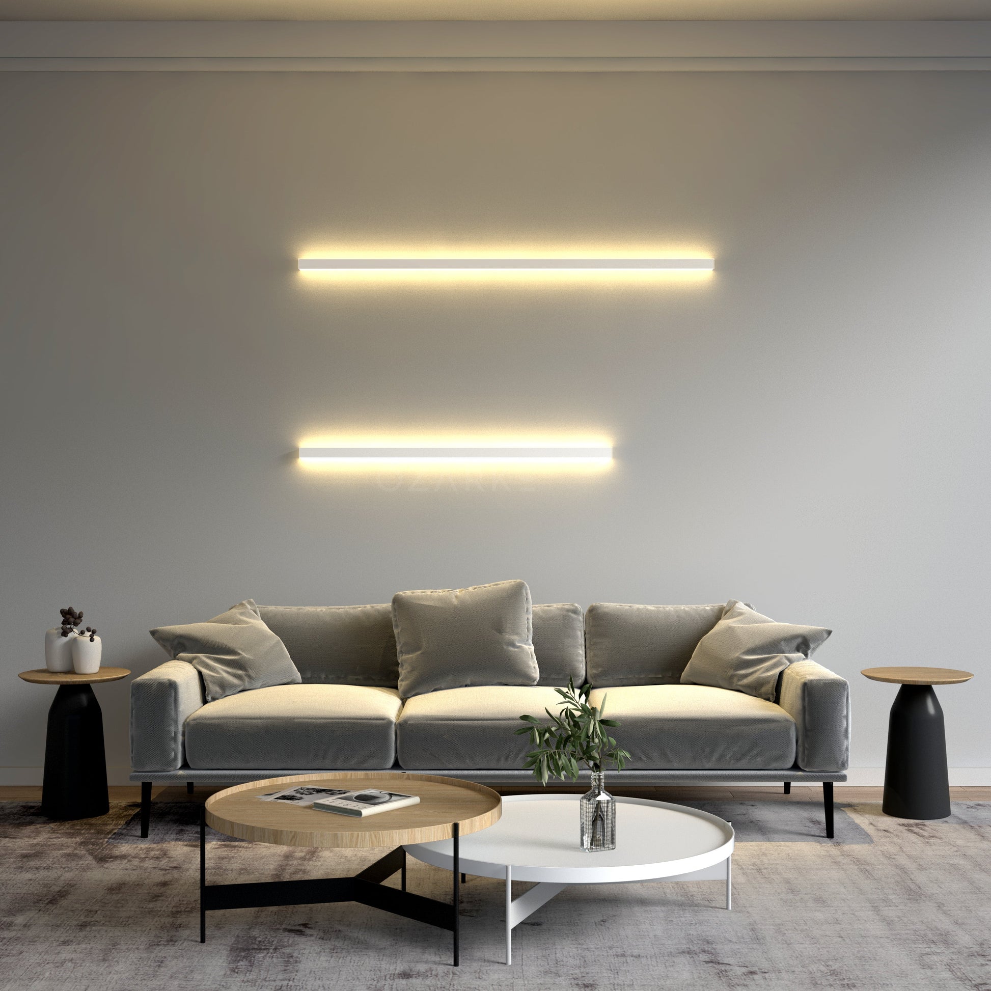 Minimalist Linear Wall Lamp with LED Lighting – Ideal Vanity Light Bar and Wall Light Fixtures They Illuminate Modern Spaces