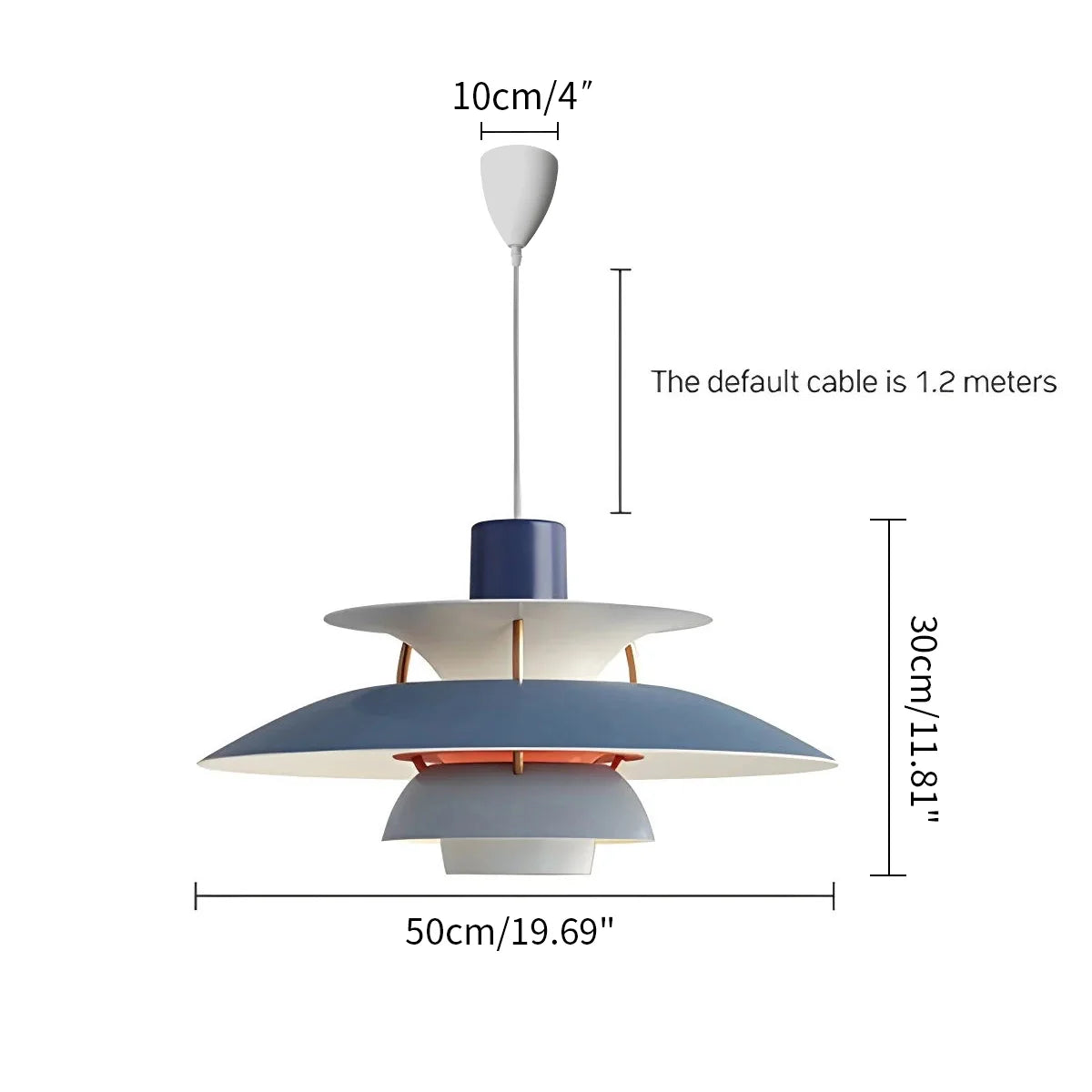 Modern Nordic Multi-Layer Hanging Pendant Lamp for Dining Room & Living Room Lighting