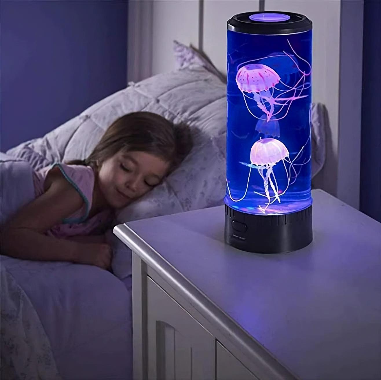 LED Jellyfish Aquarium Lamp with Color Changing Lights for Home Decor & Relaxation