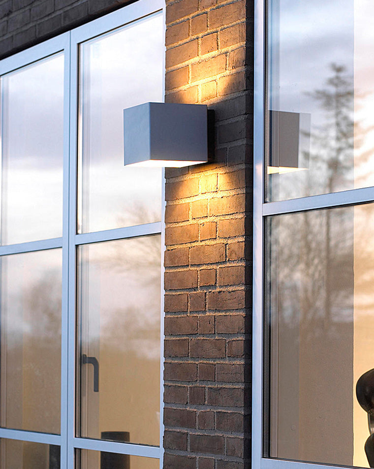 LED Outdoor Up Down Wall Light Fixture - Waterproof Sconce for Patio, Garden & Entryway Lighting