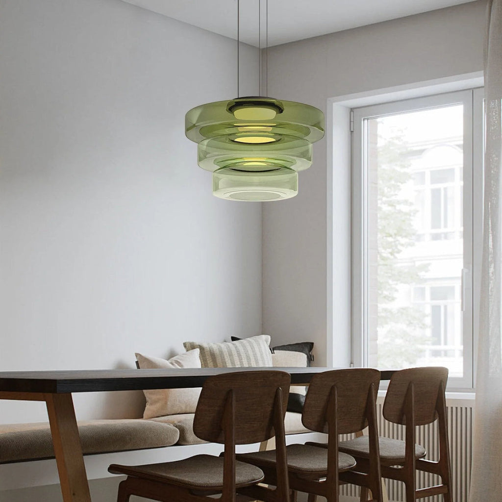 Nordic Postmodern Glass Pendant Light Fixture - Modern Hanging Lamp for Dining Room & Kitchen Lighting