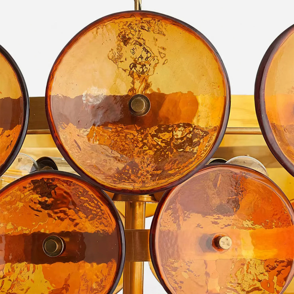 LED Chandelier Light Fixture - Modern Crystal Design for Living Room & Dining Room Decor